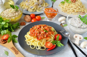 Соусы к спагетти Соусы к спагетти