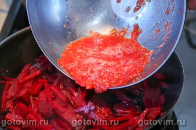 Южный борщ с баклажанами Южный борщ с баклажанами