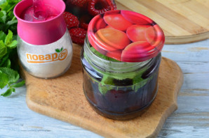 Компот из сливы и мяты на зиму Компот из сливы и мяты на зиму