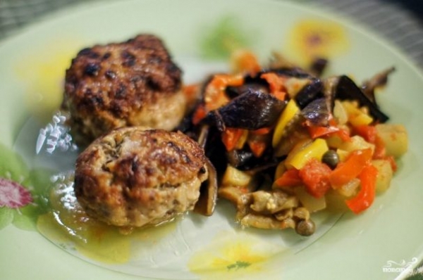 Мясные зразы с грибами Мясные зразы с грибами