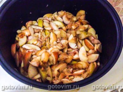 Пюре яблочное в мультиварке (без сахара) Пюре яблочное в мультиварке (без сахара)