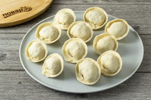 Пельмени с редькой Пельмени с редькой