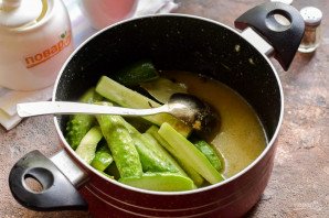 Салат "Блаженство" из огурцов на зиму Салат "Блаженство" из огурцов на зиму