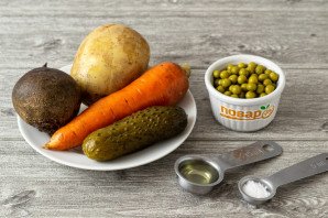 Винегрет "Кубик рубик"