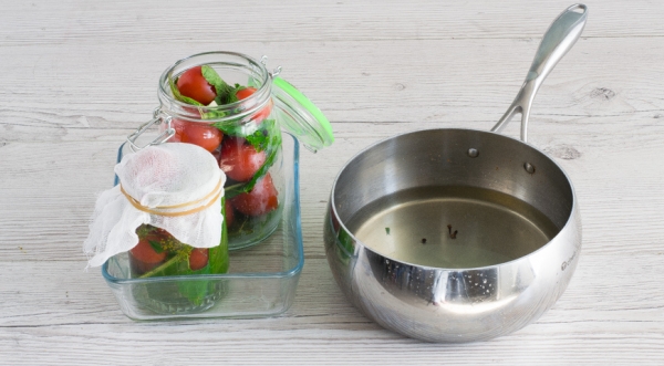 Соленые помидоры на зиму, пошаговый рецепт с фото