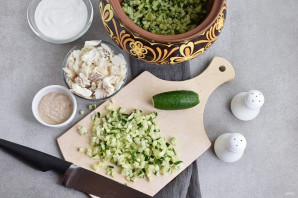 Окрошка рыбная Окрошка рыбная