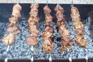 Шашлык в яблочном маринаде Шашлык в яблочном маринаде