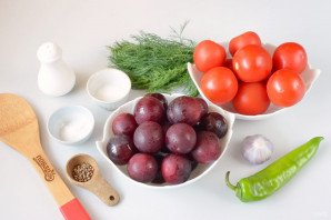 Соус из слив Соус из слив