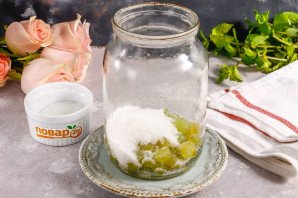 Компот из белого винограда на зиму Компот из белого винограда на зиму