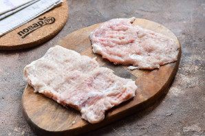 Мясо по-французски в фольге с грибами