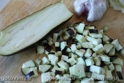 Южный борщ с баклажанами Южный борщ с баклажанами