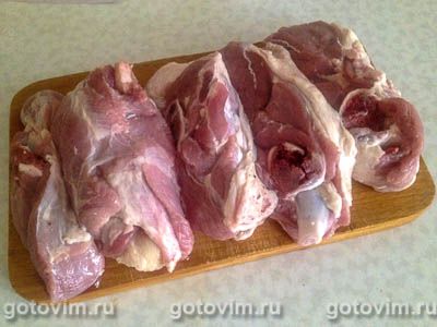 Баранина в рукаве, запеченная с овощами