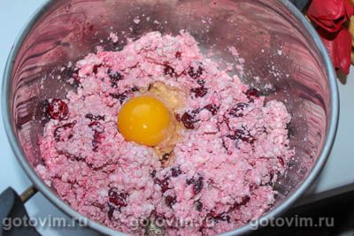 Творожная запеканка на манке с черешней Творожная запеканка на манке с черешней