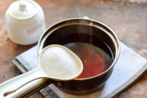 Компот из яблок и каркаде на зиму