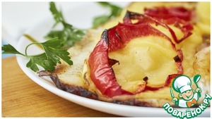 Пангасиус с сыром и овощами Пангасиус с сыром и овощами