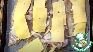 Пангасиус с сыром и овощами Пангасиус с сыром и овощами