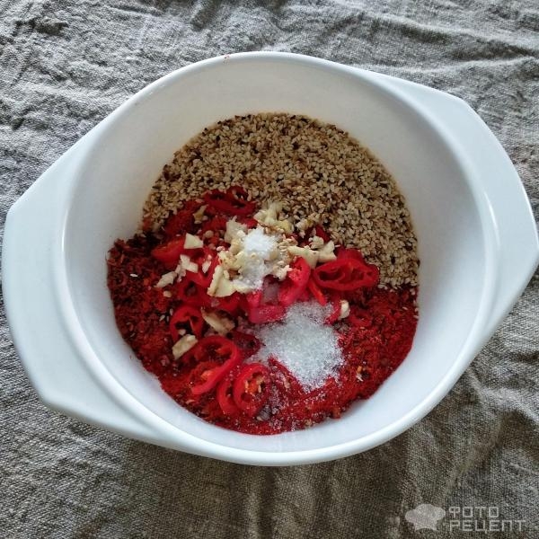 Рецепт: Чили масло Хун Ю - китайское пряное красное масло