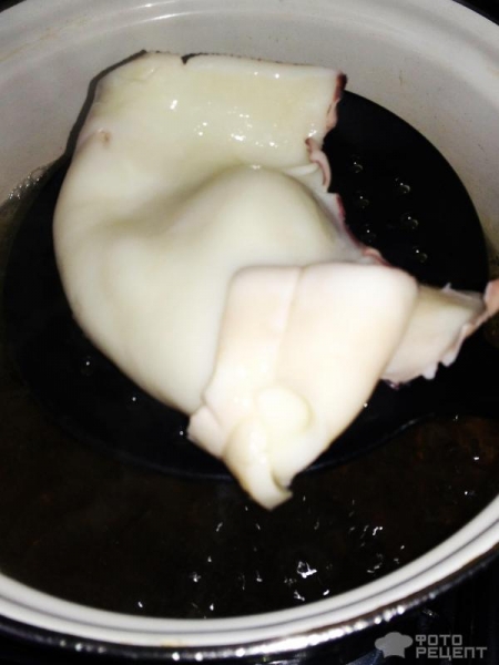 Рецепт: Кальмар жареный в сметане - Нежнейший и вкусный: в сметанно- соевом соусе Рецепт: Кальмар жареный в сметане - Нежнейший и вкусный: в сметанно- соевом соусе