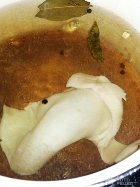 Рецепт: Кальмар жареный в сметане - Нежнейший и вкусный: в сметанно- соевом соусе Рецепт: Кальмар жареный в сметане - Нежнейший и вкусный: в сметанно- соевом соусе