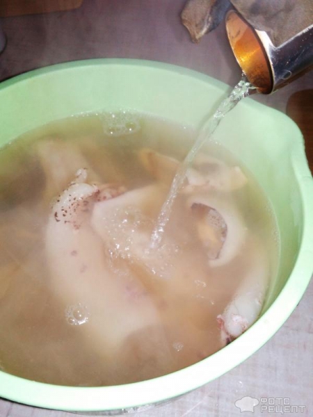 Рецепт: Кальмар жареный в сметане - Нежнейший и вкусный: в сметанно- соевом соусе Рецепт: Кальмар жареный в сметане - Нежнейший и вкусный: в сметанно- соевом соусе