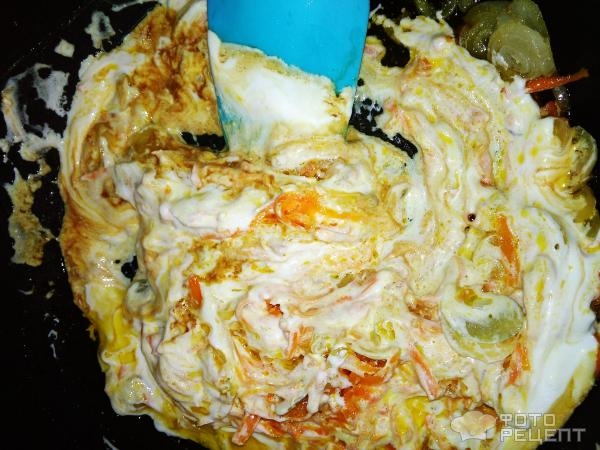 Рецепт: Кальмар жареный в сметане - Нежнейший и вкусный: в сметанно- соевом соусе Рецепт: Кальмар жареный в сметане - Нежнейший и вкусный: в сметанно- соевом соусе