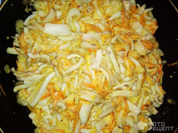 Рецепт: Кальмар жареный в сметане - Нежнейший и вкусный: в сметанно- соевом соусе Рецепт: Кальмар жареный в сметане - Нежнейший и вкусный: в сметанно- соевом соусе