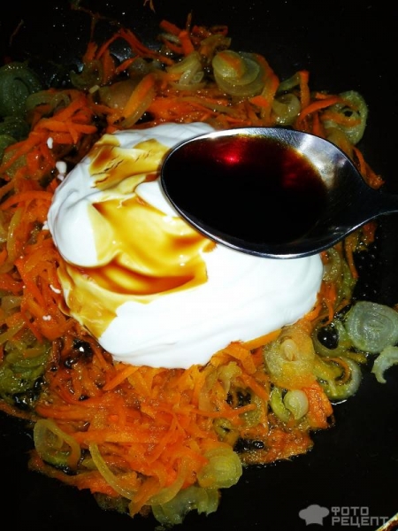 Рецепт: Кальмар жареный в сметане - Нежнейший и вкусный: в сметанно- соевом соусе Рецепт: Кальмар жареный в сметане - Нежнейший и вкусный: в сметанно- соевом соусе