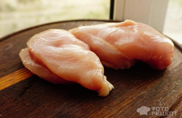 Рецепт: Корзиночки из куриного "теста" - с грибной начинкой