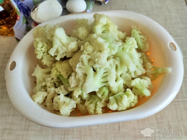 Рецепт: Котлетки из цветной капусты - Очень нежные Рецепт: Котлетки из цветной капусты - Очень нежные