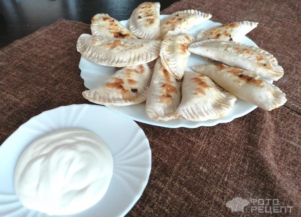 Рецепт: Кутабы - с тыквой и грецким орехом Рецепт: Кутабы - с тыквой и грецким орехом