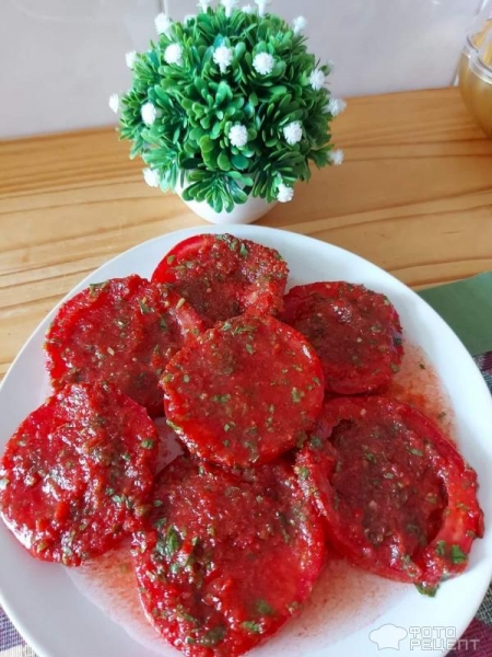 Рецепт: Маринованные помидоры - Закусочные