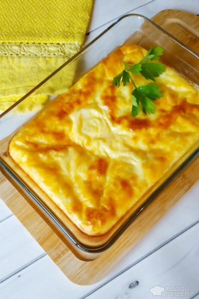 Рецепт: Омлет в духовке - тайны омлета "как в садике" Рецепт: Омлет в духовке - тайны омлета "как в садике"