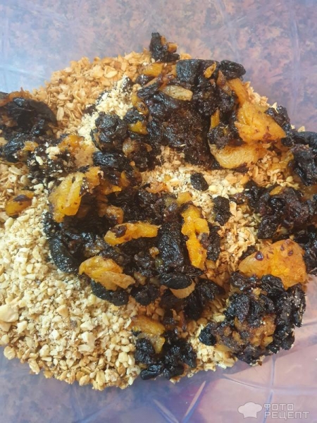 Рецепт: Овсяные батончики - сытные и полезные Рецепт: Овсяные батончики - сытные и полезные