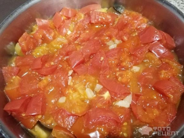 Рецепт: Рагу из баклажанов - С яблоками Рецепт: Рагу из баклажанов - С яблоками