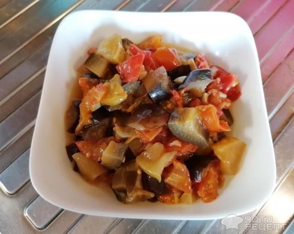 Рецепт: Рагу из баклажанов - С яблоками Рецепт: Рагу из баклажанов - С яблоками