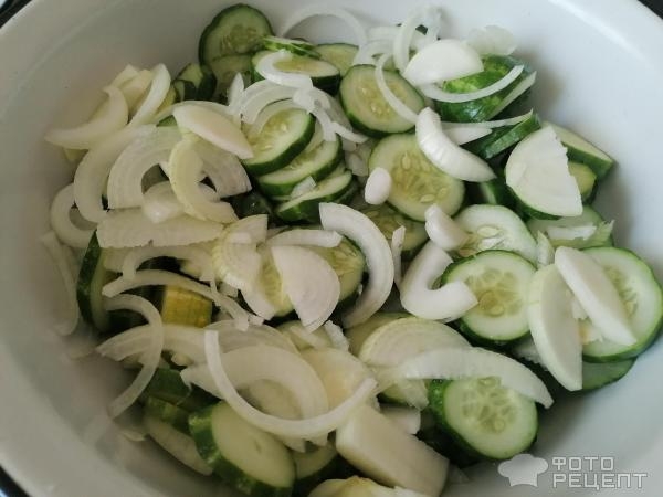 Рецепт: Салат из огурцов на зиму - как найденный, вкусно и просто Рецепт: Салат из огурцов на зиму - как найденный, вкусно и просто