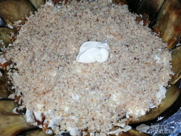 Рецепт: Салат с баклажанами - Оригинально, красиво, вкусно, сытно! Гости удивятся! Рецепт: Салат с баклажанами - Оригинально, красиво, вкусно, сытно! Гости удивятся!