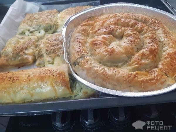 Рецепт: Спинакопита - Греческая выпечка