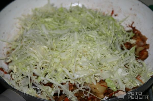 Рецепт: Суп из свежей капусты - с баклажанами