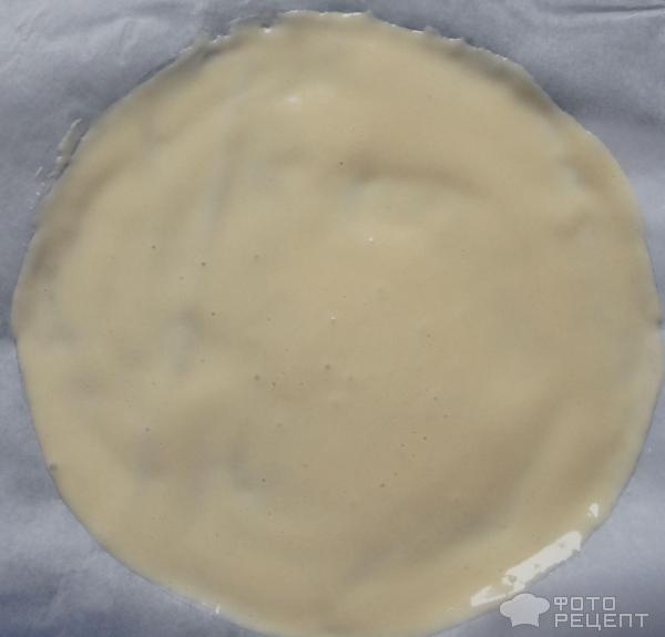 Рецепт: Торт "Молочная девочка" - с персиками и украшением из мастики