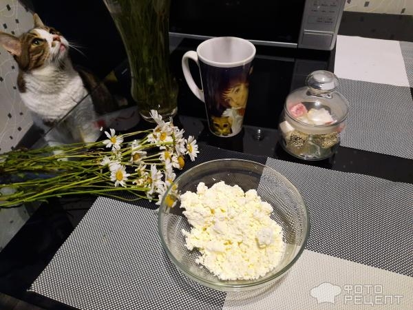 Рецепт: Ватрушки из творожного теста с клубникой - В духовке. Рецепт: Ватрушки из творожного теста с клубникой - В духовке.