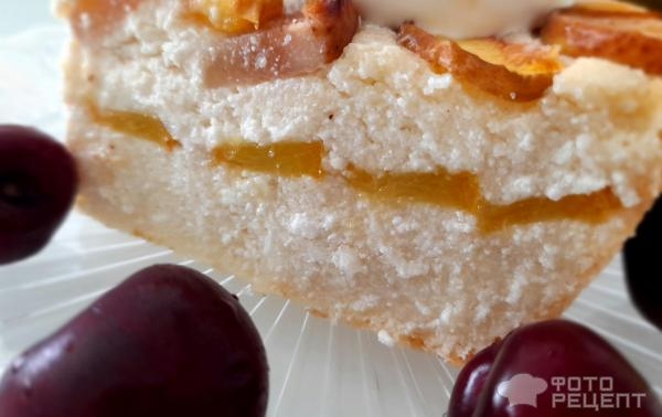 Рецепт: Запеканка творожно-фруктовая - Двуслойная творожная запеканка с нектаринами и грушами, из домашнего творога. Рецепт: Запеканка творожно-фруктовая - Двуслойная творожная запеканка с нектаринами и грушами, из домашнего творога.