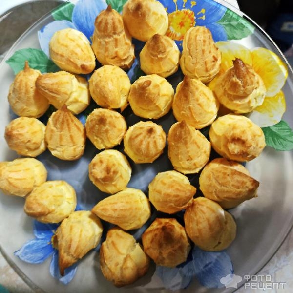 Рецепт: Заварные пирожные - Маленькие вкусняшки съедаются на ура! Рецепт: Заварные пирожные - Маленькие вкусняшки съедаются на ура!