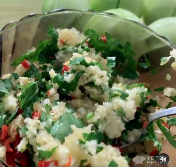 Рецепт: Зеленые помидоры маринованные - быстрое приготовление Рецепт: Зеленые помидоры маринованные - быстрое приготовление