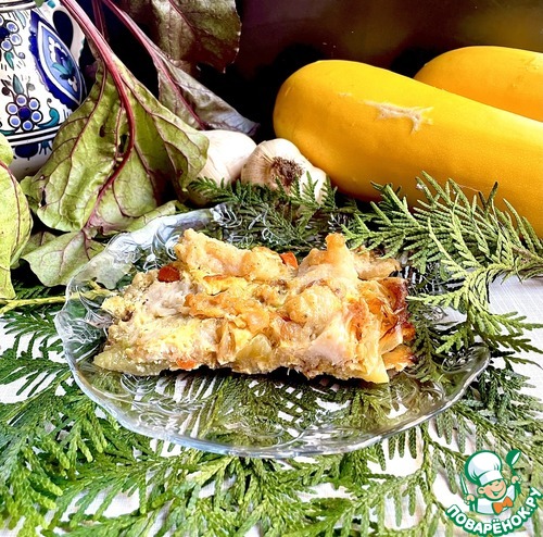 Рыбная запеканка с кабачком Рыбная запеканка с кабачком