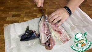 Скумбрия под сливочным сыром с овощами Скумбрия под сливочным сыром с овощами