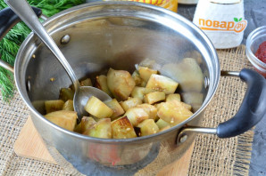 Баклажаны в кисло-сладком соусе на зиму Баклажаны в кисло-сладком соусе на зиму