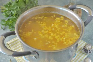 Суп с нутом и брокколи Суп с нутом и брокколи