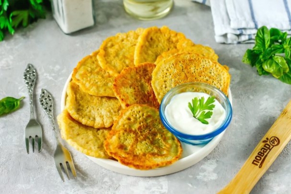 Оладьи из молоки лососевых рыб