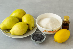 Варенье из груши с маком и ванилью Варенье из груши с маком и ванилью